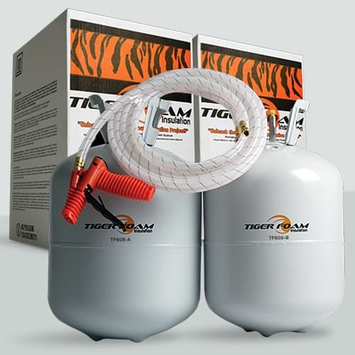 Tiger Foam Quick Cure 600 Board Foot Spray Foam Insulation Kit